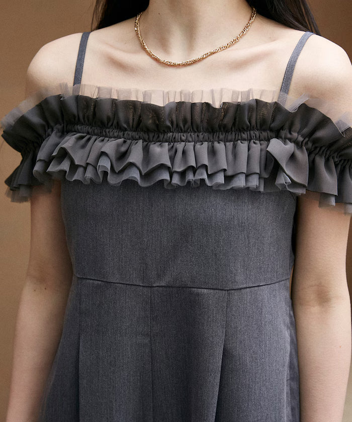 2WAY Tulle Shoulder Salopette Limited Edition