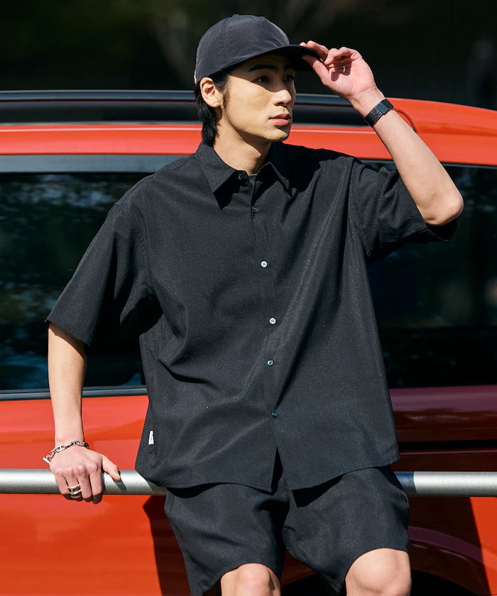 AiRide/AiRide Relax Fit Short Sleeve Regular Collar Shirt/Pocketable/Quick Drying/UV Cut [Limited Edition]