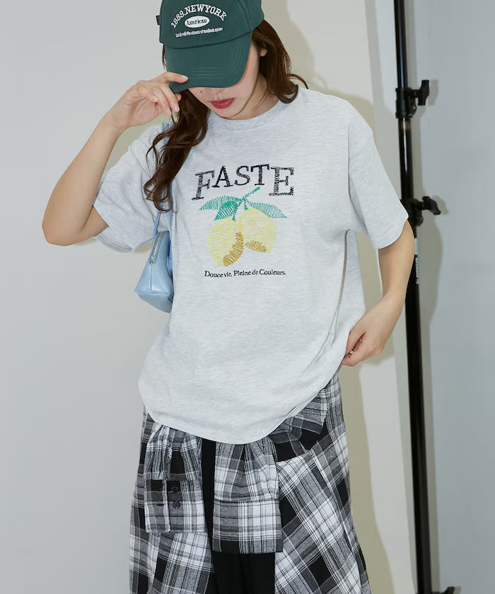 Lemon Embroidery T-shirt Limited Edition