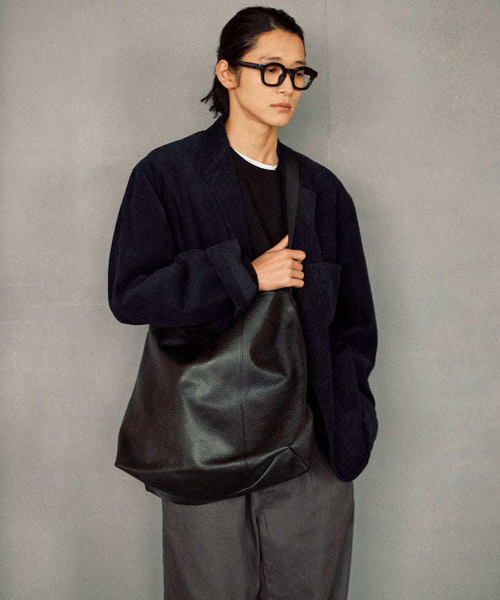 2WAY Leather Messenger Bag / 2WAY Leather Messenger Bag / Cowhide / Water-repellent leather