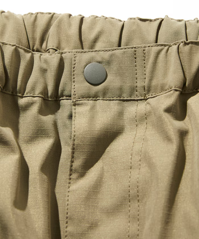 Quick Dry Fabric Wide Silhouette Poly Rip Cross Military Circus Pants/UV Cut/Quick Dry 【Limited Edition】