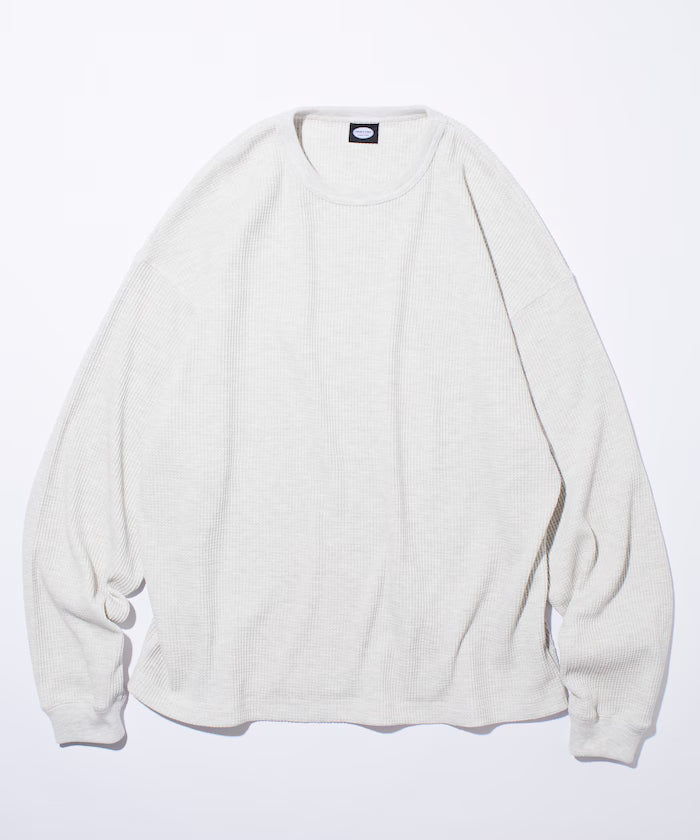 Big Silhouette Long Sleeve Waffle Thermal L/S T-shirt [Limited Edition]