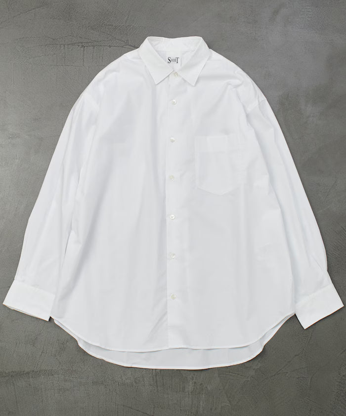 SH FH Regular Collar Long Sleeve SHIRT / Regular Collar Shirt - White