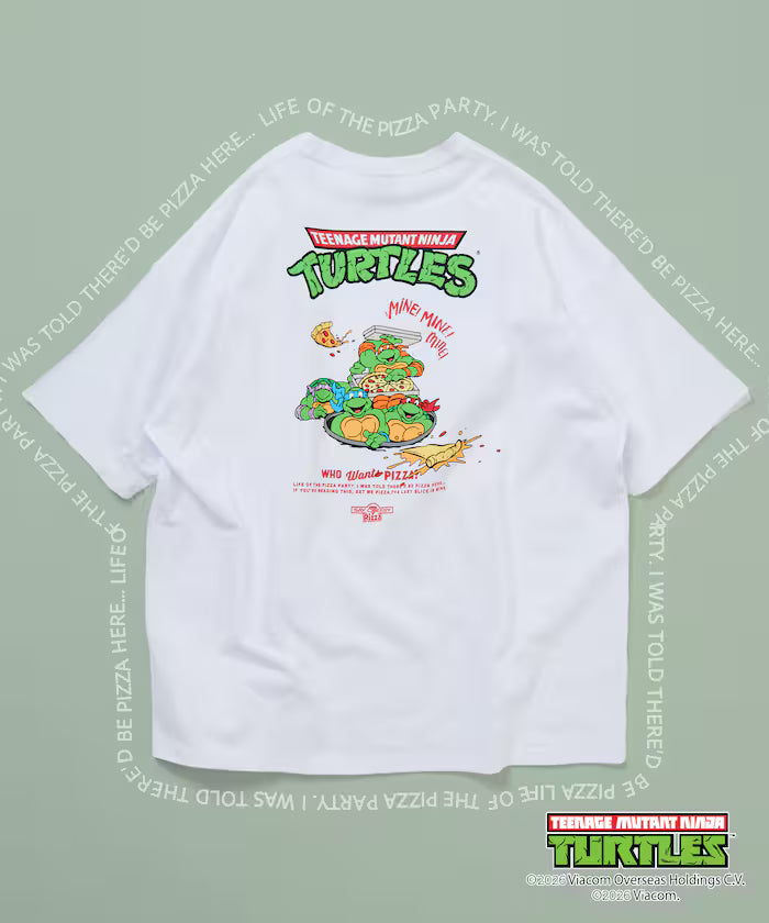 Teenage Mutant Ninja Turtles/Mutant Turtles Special Big Silhouette Back Print T-Shirt 【Limited Edition】 - White