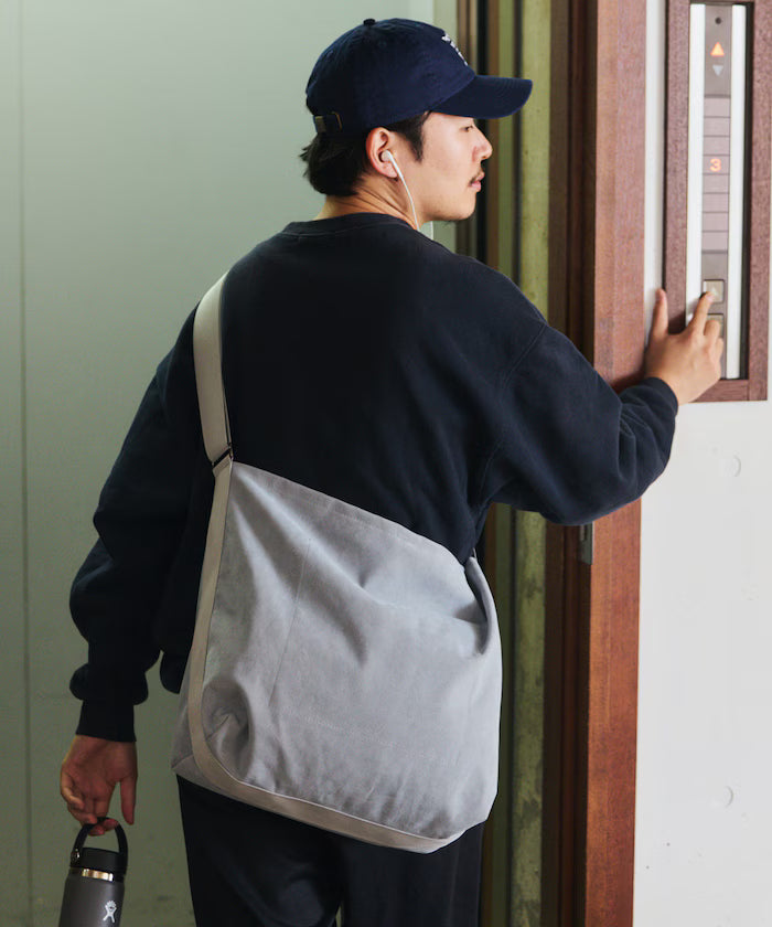 Custom ECO SUEDE SHOULDER BAG Eco Suede Shoulder Bag - Sax Blue