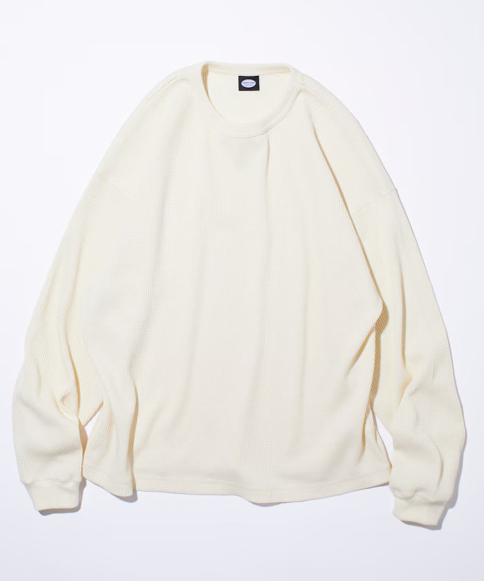 Big Silhouette Long Sleeve Waffle Thermal L/S T-shirt [Limited Edition]
