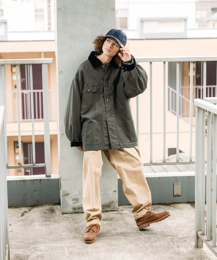 Big Silhouette Corduroy Switch Duck Coverall Jacket [Limited Edition]