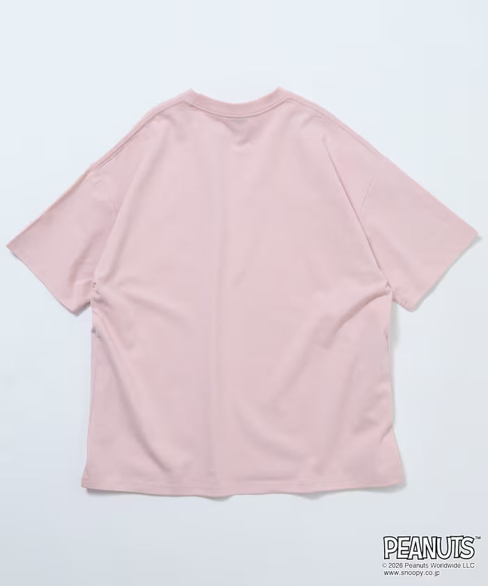 PEANUTS/Peanuts Custom Big Silhouette Crew Neck T-Shirt/Charlie Brown/Heart Eye [Limited Edition]