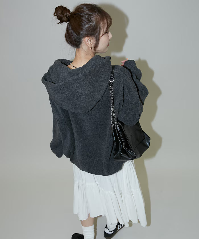 Studded Asymmetrical Tiered Skirt Limited Edition