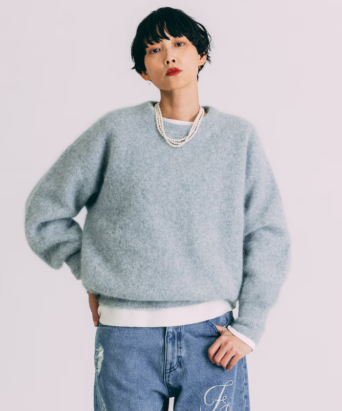 Fluffy Knit Pullover