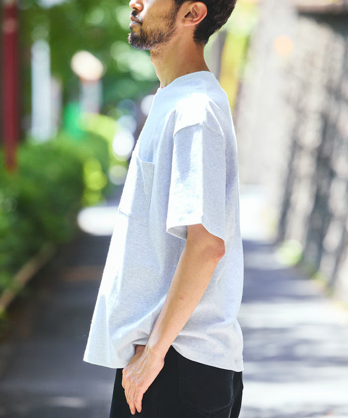 HEAVY WEIGHT/Heavy Weight Short Sleeve Crew Neck Pocket T-Shirt/10.5 ounces