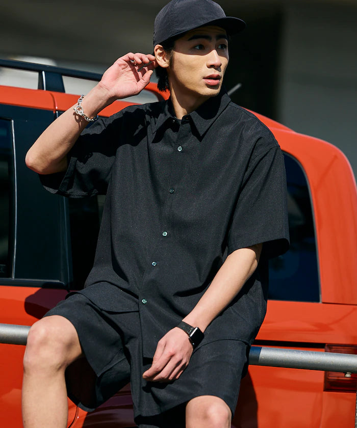 AiRide/AiRide Relax Fit Short Sleeve Regular Collar Shirt/Pocketable/Quick Drying/UV Cut [Limited Edition]
