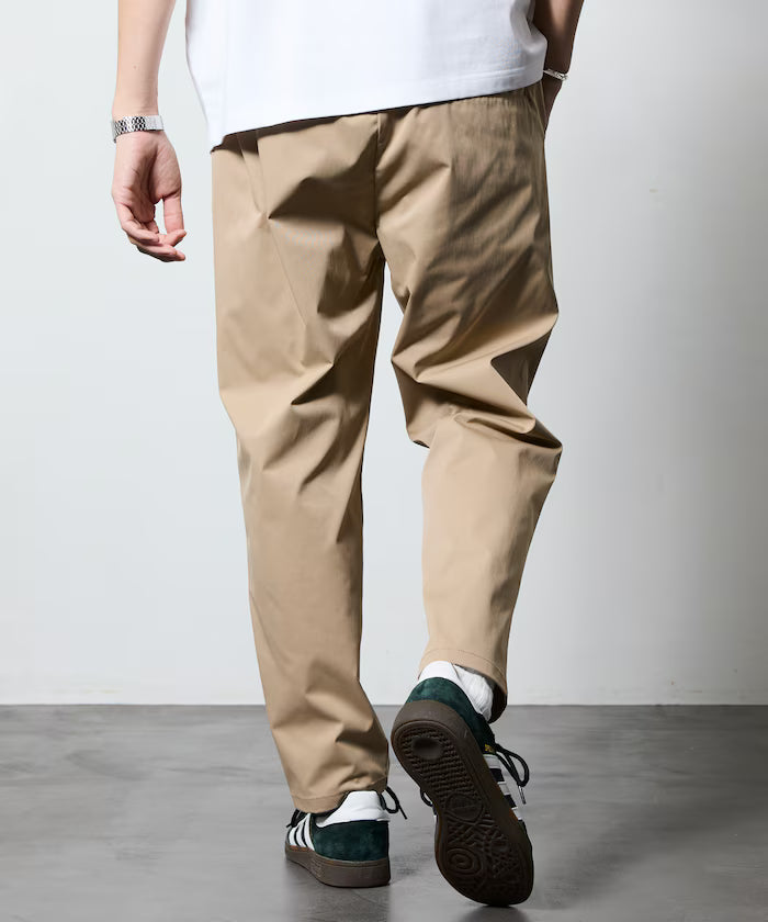Slim Tapered Silhouette Poly Chino Easy Pants 【Limited Edition】