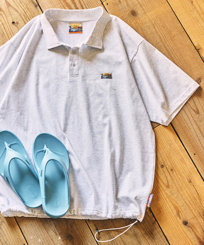 FREAK'S STORE for BEACH & FES Relax Fit One Point Logo Spindle Polo Shirt