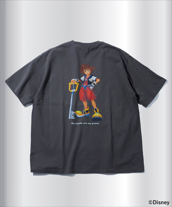 【March 27, 12:00 release】KINGDOM HEARTS/SORA/GRAPHIC TEE/Sora/Graphic T-shirt - Black