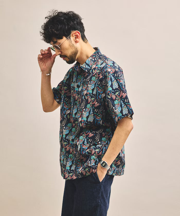 FREAK'S STORE for BEACH & FES Recycled Nylon Short Sleeve Shirt