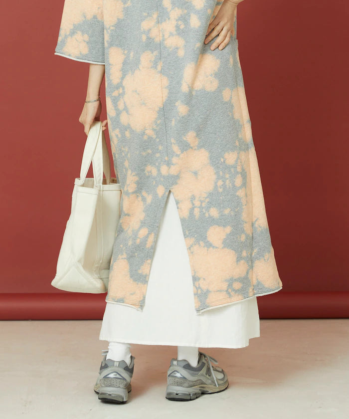 Bleach Back Sweat Ribbon One-Piece