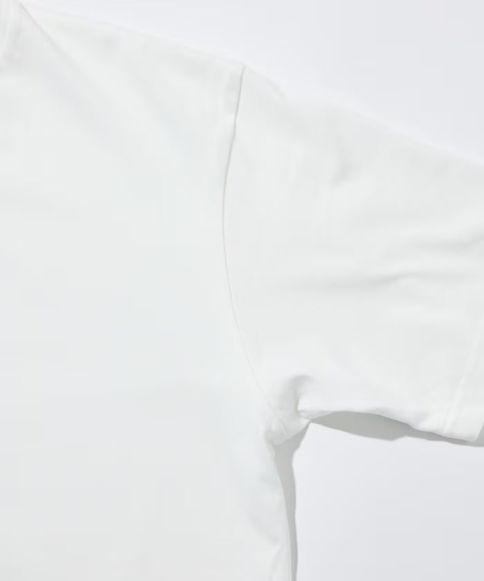 Sheer Knit & Cotton T-Shirt Layered Set