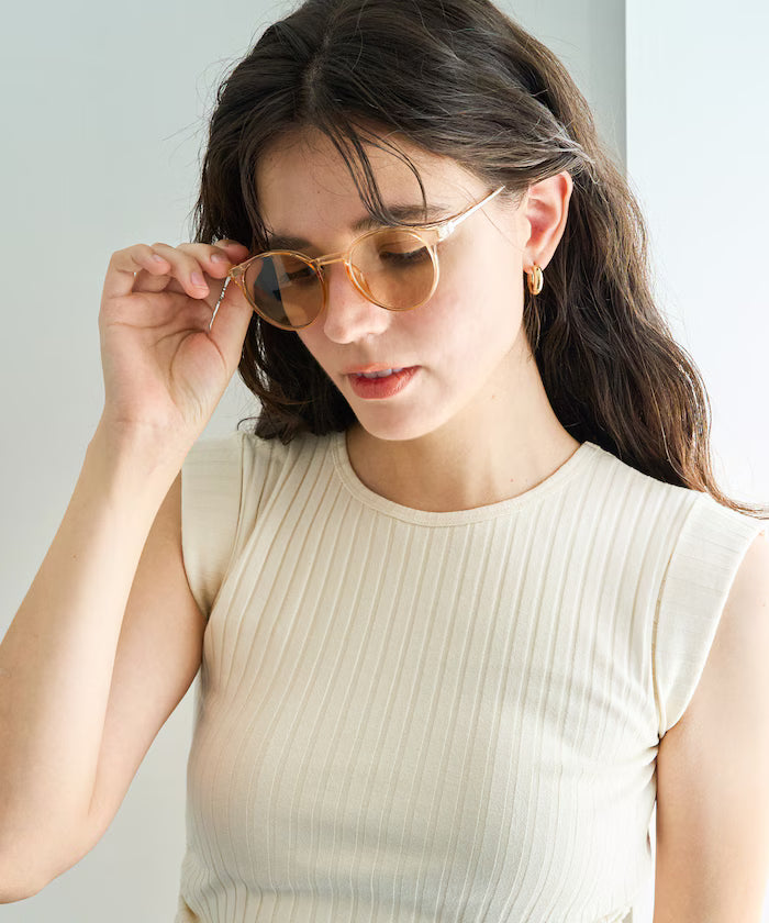 Color Frame Boston Fashion Glasses [Limited Edition]