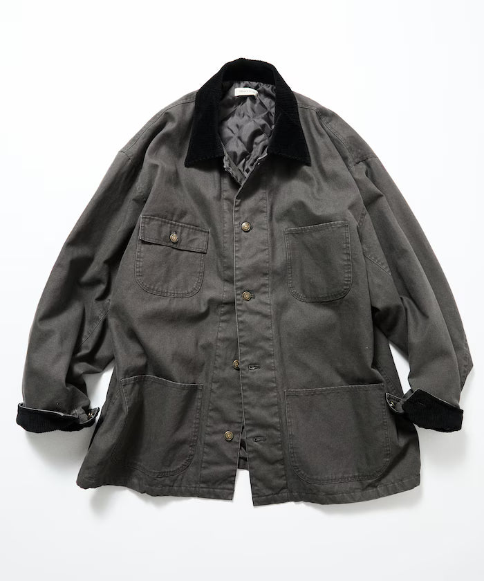 Big Silhouette Corduroy Switch Duck Coverall Jacket [Limited Edition]