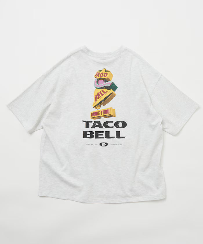 Limited Edition TACOBELL×FREAK'S STORE Exclusive Big Silhouette Back Print Crew Neck T-Shirt