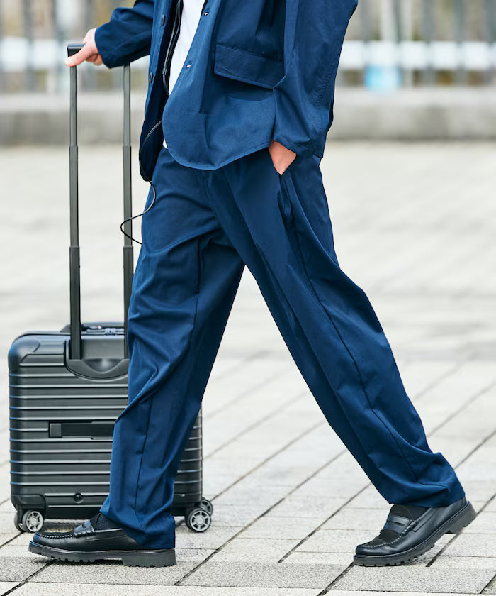 AiRide/Air Ride Relax Fit Packable Travel Set Up/Tailored Jacket/Wide Tapered Pants/Quick Dry/UV Cut 【Limited Edition】