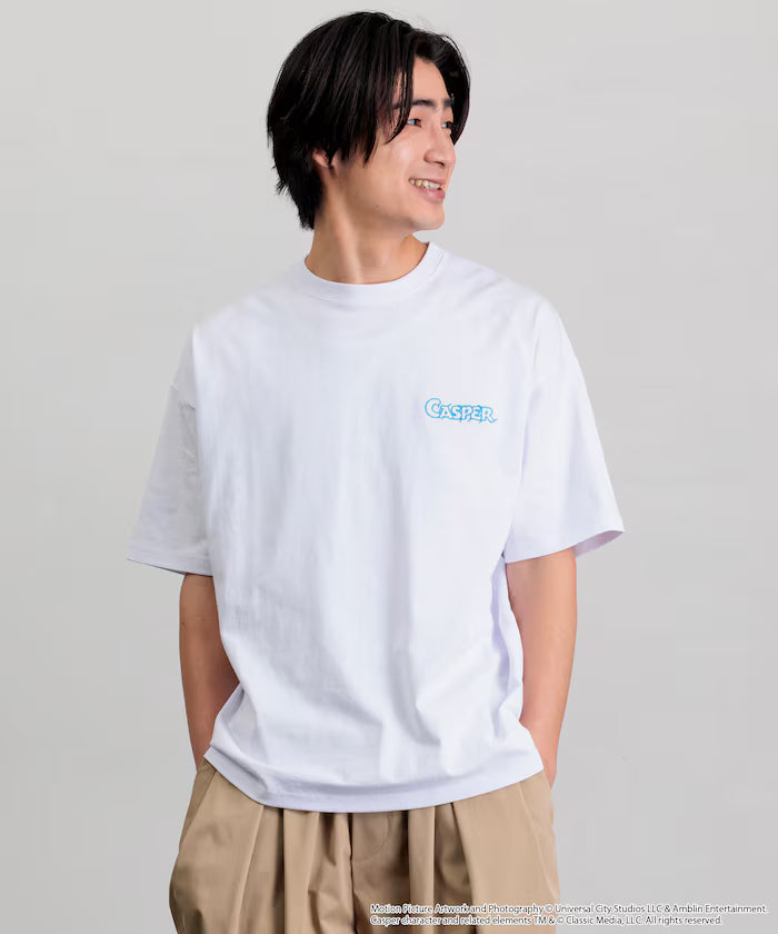 Casper Exclusive Big Silhouette Back Print Crew Neck T-Shirt [Limited Edition]