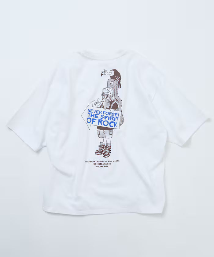 Limited Edition Big Silhouette Back Print T-Shirt CAMP MAN
