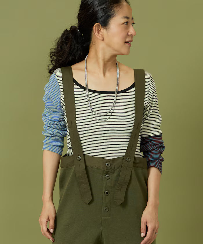 Knit Military Overalls