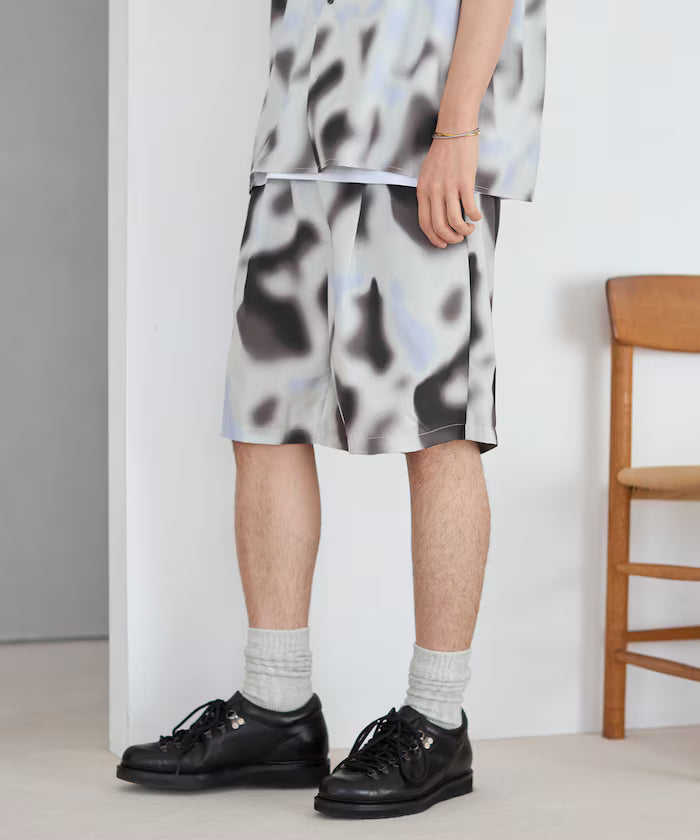 Pattern Easy Shorts / All-over Design Short Pants / Compatible with Setup