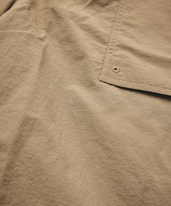 Relaxed Fit Recycled Nylon Webbing Belt Shorts