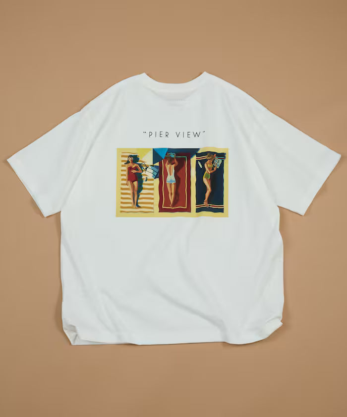 GREENROOM GALLERY × FREAK'S STORE / Green Room Gallery Special Tyler Warren Short Sleeve T-Shirt - White