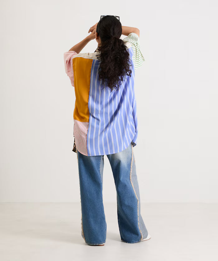 Patchwork Big Shirt