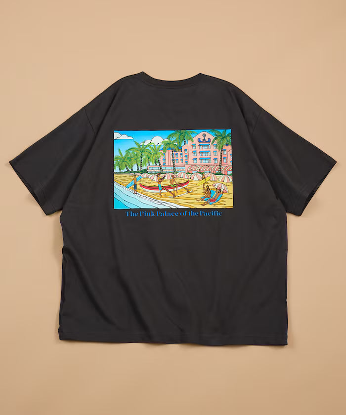 GREENROOM GALLERY × FREAK'S STORE / Greenroom Gallery Exclusively Designed Heather Brown Short Sleeve T-Shirt