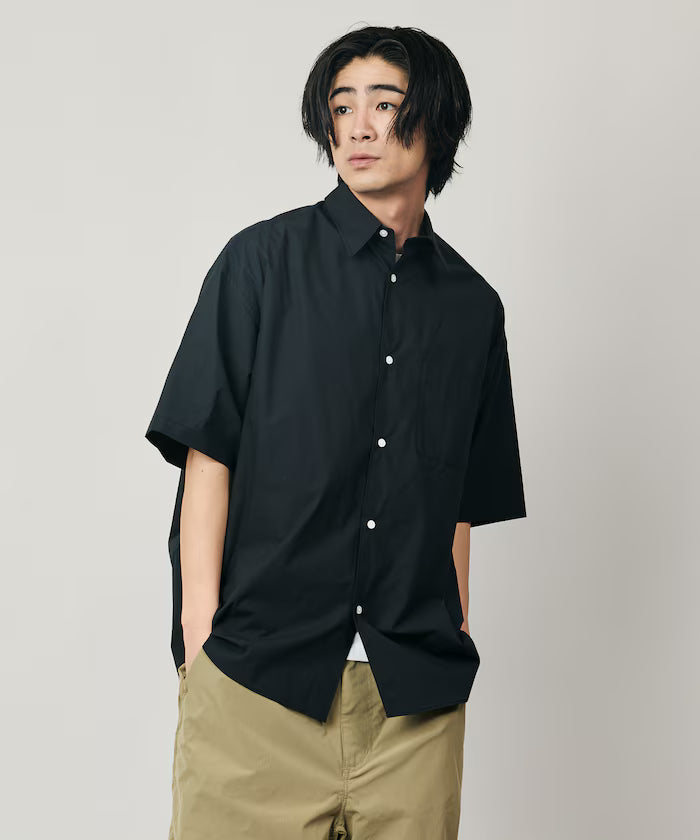 Relax Fit Relaxed Fit Short Sleeve Regular Collar Shirt [Limited Edition]