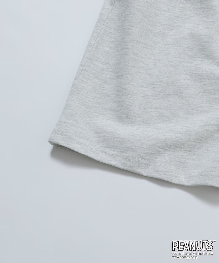 PEANUTS/Peanuts Limited Edition Big Silhouette Back Print Crew Neck T-Shirt/CHOMP 【Limited Edition】