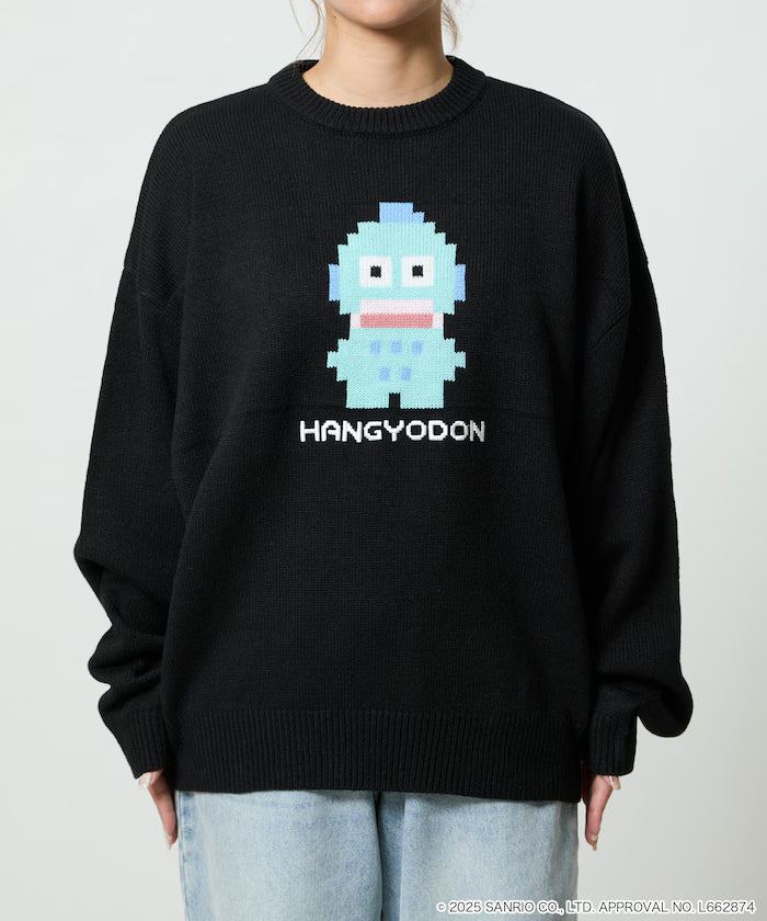 "SANRIO/Sanrio" Pixel Art Jacquard Knit Limited Edition
