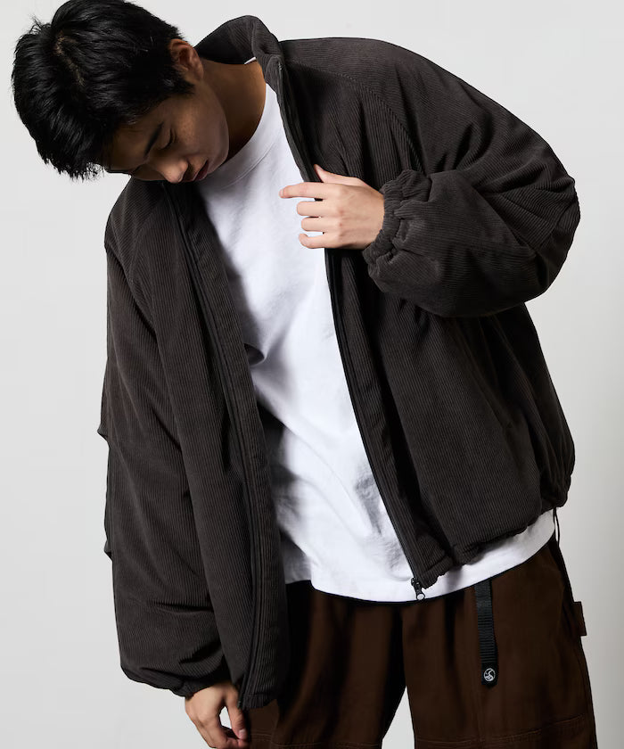 Relaxed Fit Corduroy Mid Padding Stand Blouson [Limited Edition]