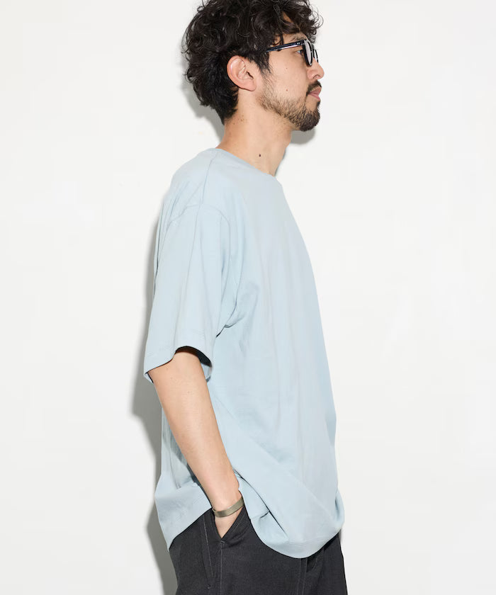 6 oz Front Logo Embroidery Crew Neck T-Shirt / One Point Design T-Shirt LEFT CHEST EMBROIDERY FIRST