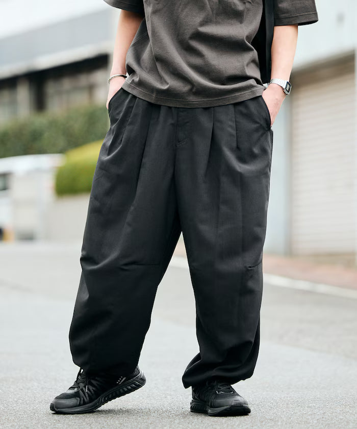 AiRide/Air Ride Wide Silhouette Pocketable Circus Pants/Quick Dry/UV Cut 【Limited Edition】