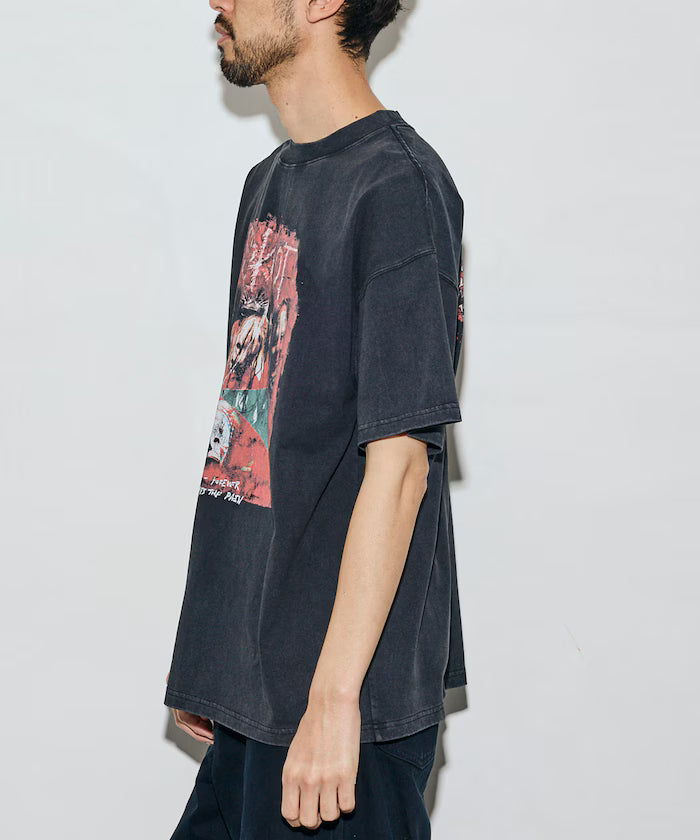 【EXCLUSIVE】Vintage-like Slipknot Back Print T-shirt / Slipknot