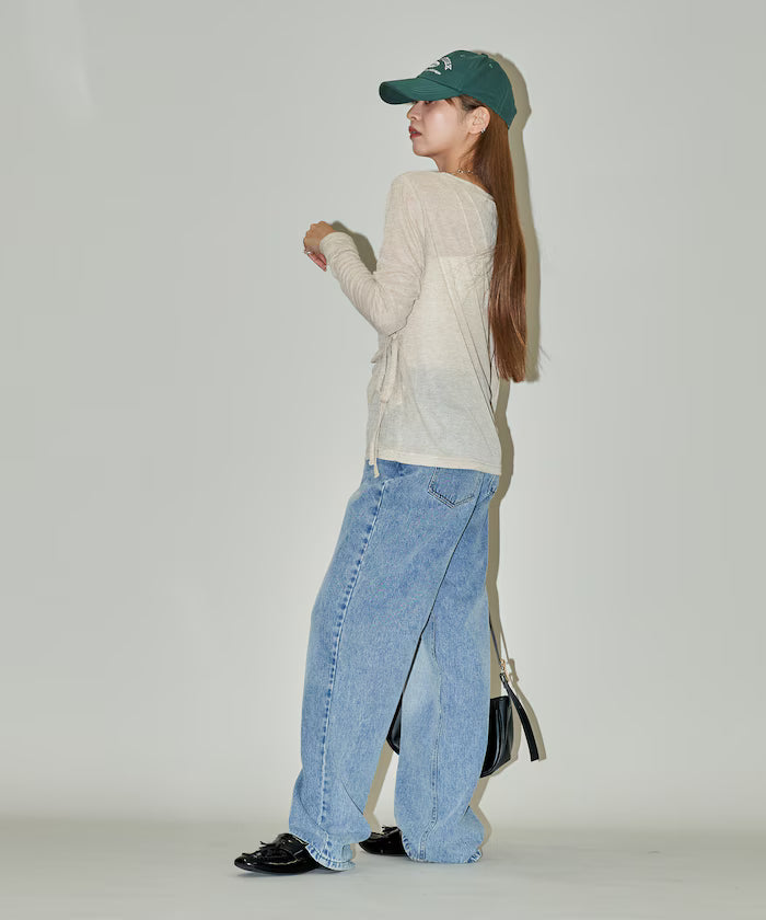 Layered Cache coeur Sheer Long Sleeve T Limited Edition