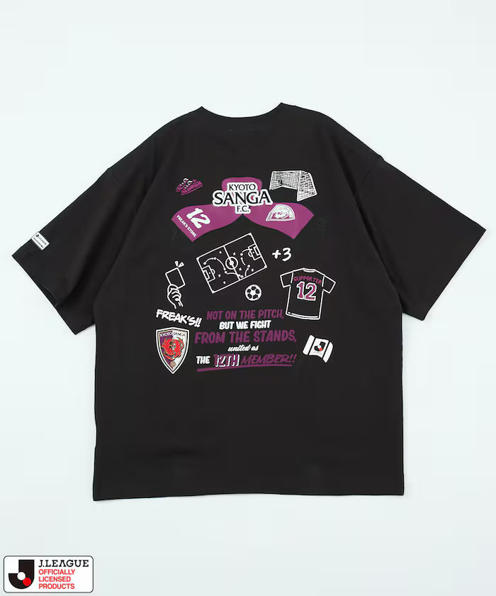 [May 15 12:00 Sale Start] J.LEAGUE × FREAK'S STORE Exclusive SUPPORTERS SHORT SLEEVE TEE [Kyoto Sanga F.C.]