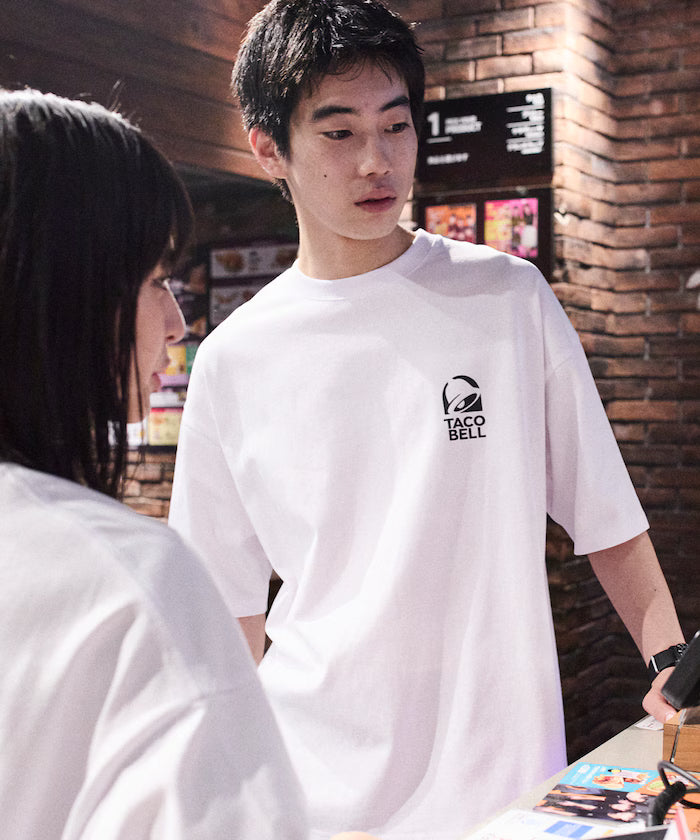 Limited Edition TACOBELL×FREAK'S STORE Exclusive Big Silhouette Back Print Crew Neck T-Shirt