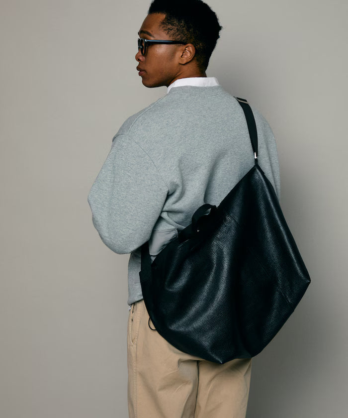 2WAY Leather Messenger Bag / 2WAY Leather Messenger Bag / Cowhide / Water-repellent leather