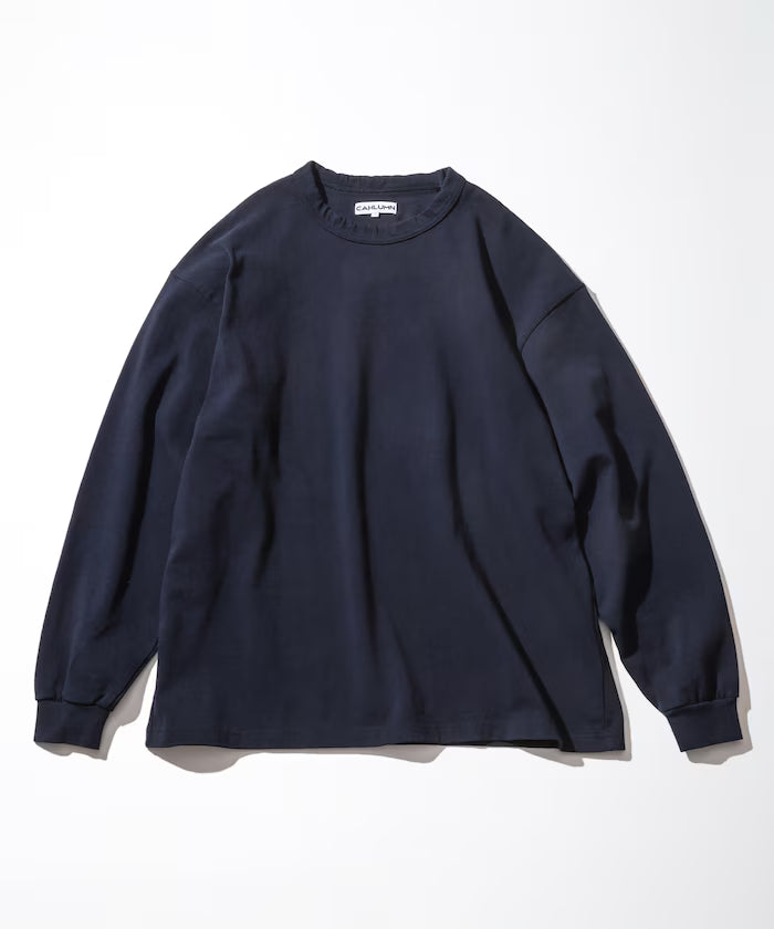 Heavy Weight Jersey Long Sleeve Tee - Navy
