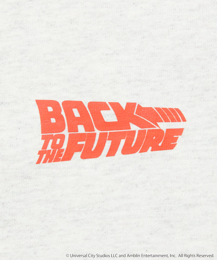 [BACK TO THE FUTURE] Limited Edition Big Silhouette Back Print Crew Neck T-Shirt [Limited Release]
