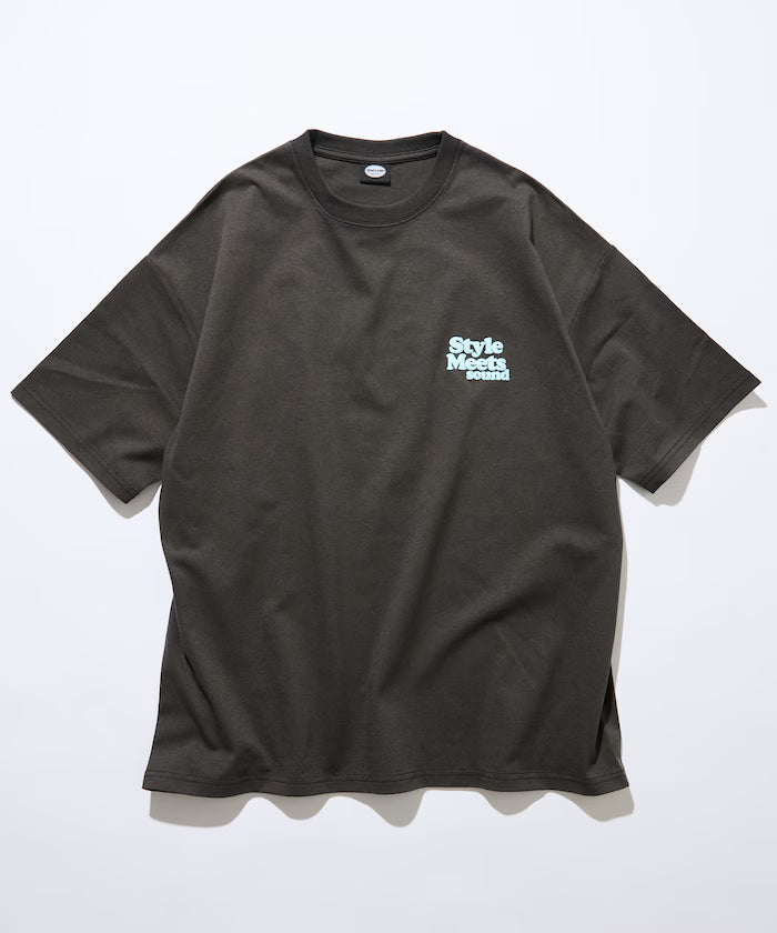 Big Silhouette Back Print Crew Neck T-Shirt / Style Meets 【Limited Edition】