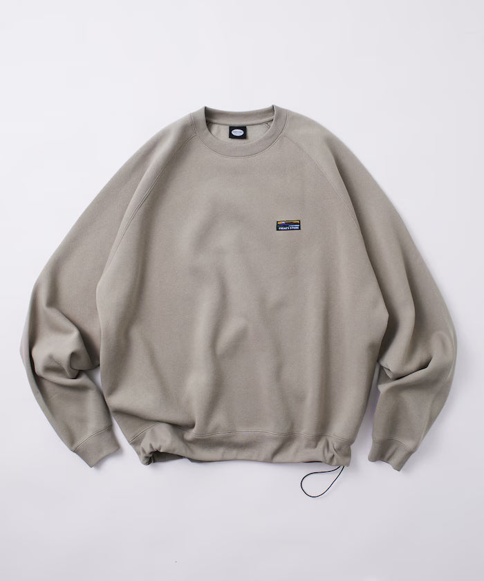 Big Silhouette One Point Logo Raglan Sleeve Spindle Sweatshirt [Limited Edition] - Greige