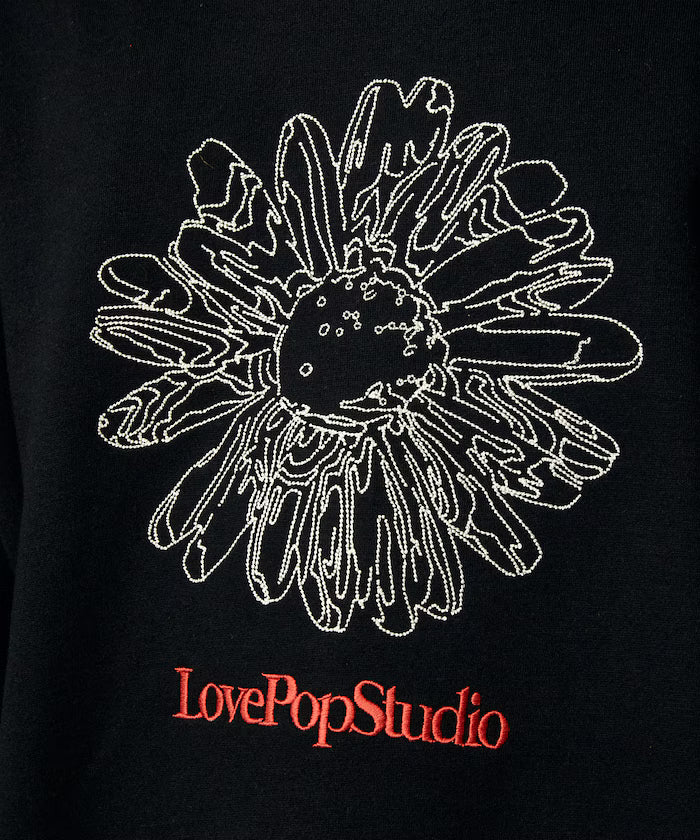 LOVE POP STUDIO FLOWER EMBROIDERY SWEAT【Limited Edition】